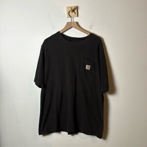 Carhartt Loose Fit Pocket T-Shirt Gray Washed Black Oversized size L